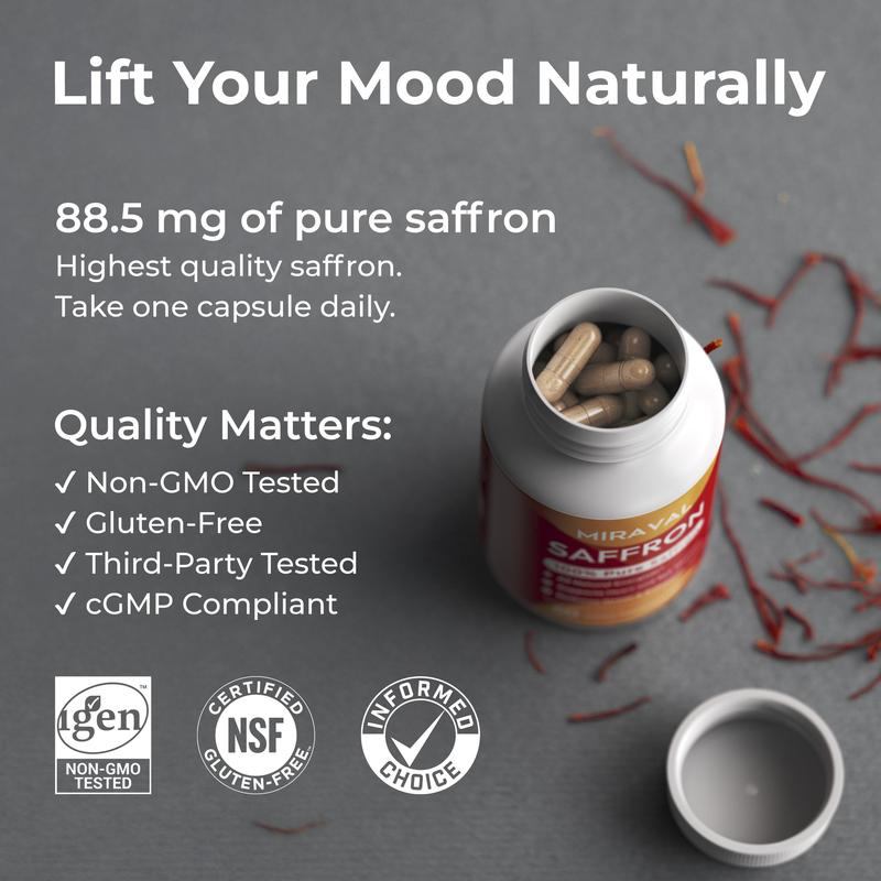 Miraval Organic Saffron Capsules